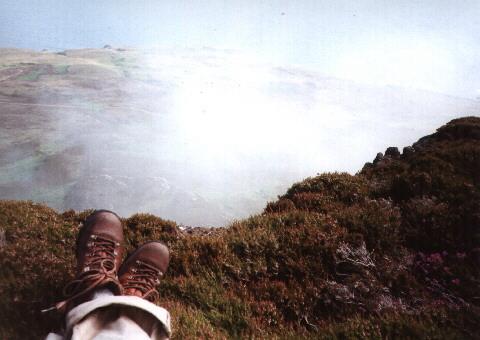 On the edge of the world...the view from the Sgurr