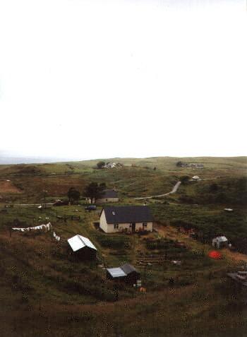 The croft - note the shiny new roof on the shed!