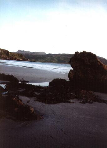 View from the Singing Sands across to An Sgurr